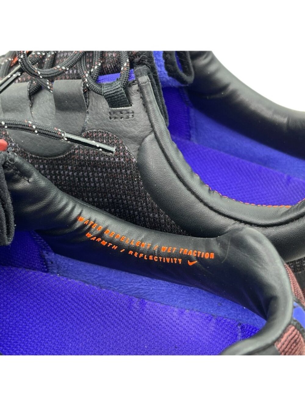 Mens Size 15 Nike Zoom Winflo 8 Shield Running Sneakers Black Swoosh DC3727-200 - Picture 13 of 16